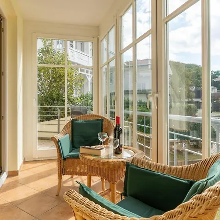 2 Kranich Vogelsang In Binz, 3-raum, Parkplatz, Wlan, Wintergarten, Terrasse Apartment *