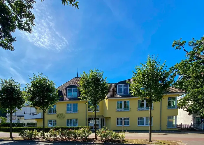 Ferienwohnung-2-kranich-villa-vogelsang-in-binz-3-raum-parkplatz-wlan-wintergarten-terrasse Lägenhet Binz